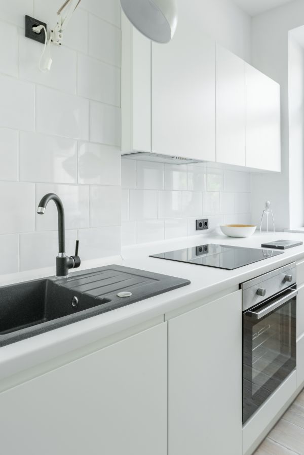 witte keuken wrap