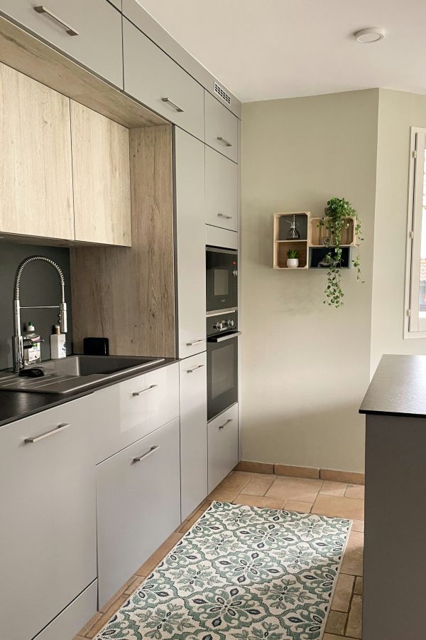 zelf gewrapte keuken